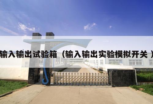 輸入輸出試驗箱(輸入輸出實驗?zāi)M開關(guān) )