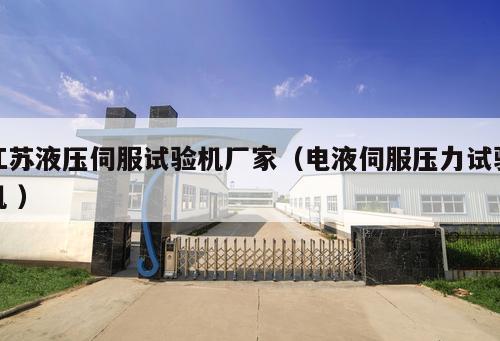 江蘇液壓伺服試驗機廠家(電液伺服壓力試驗機 )