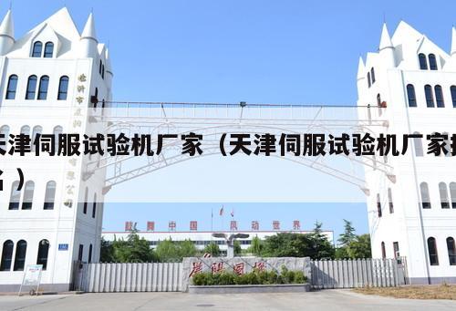 天津伺服試驗機廠家(天津伺服試驗機廠家排名 )